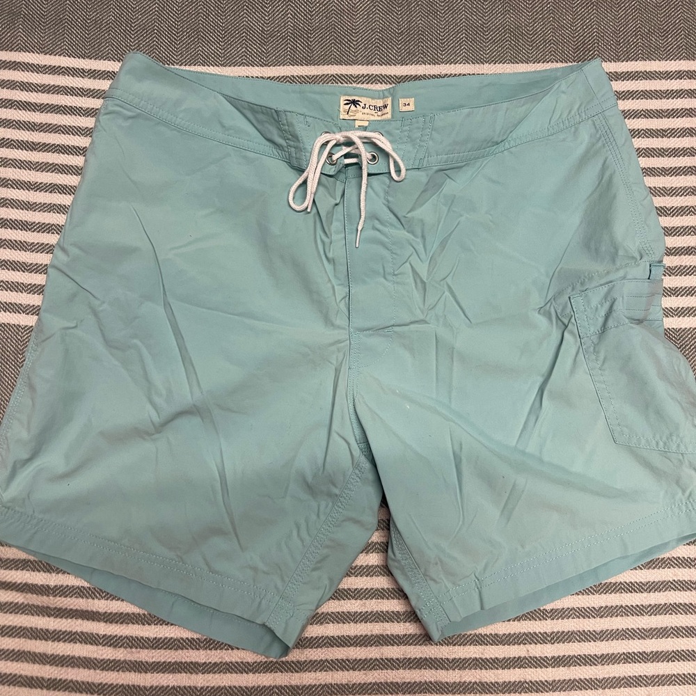 J. Crew Aqua Swim Trunks‎ Size 34
